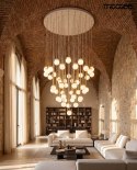 MOOSEE lampa wisząca CANNON DISC 50 złota