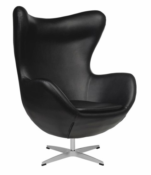 Fotel Jajo czarna skóra 06 Premium ( Rozmiar: uniwersalny )