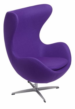 Fotel Jajo fioletowy kaszmir 4 Premium ( Rozmiar: uniwersalny )