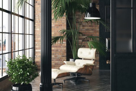 Fotel Vip biały/rosewood/srebrna baza ( Rozmiar: uniwersalny )