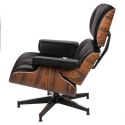 Fotel Vip czarny/rosewood/standard base ( Rozmiar: uniwersalny )