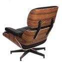 Fotel Vip czarny/rosewood/standard base ( Rozmiar: uniwersalny )