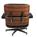 Fotel Vip czarny/rosewood/standard base ( Rozmiar: uniwersalny )