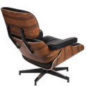 Fotel Vip czarny/rosewood/standard base ( Rozmiar: uniwersalny )