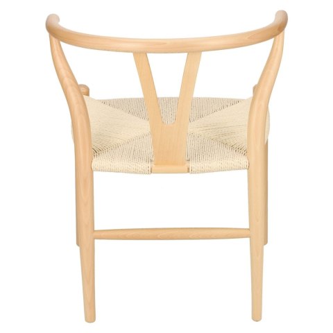 Krzesło Wicker Naturalne Naturalne inspi rowane Wishbone ( Rozmiar: uniwersalny )