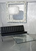 Sofa BA3 3 osobowa, czarna skóra naturalna ( Rozmiar: uniwersalny )