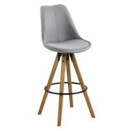 Stołek barowy Dima Melange grey/wood ( Rozmiar: uniwersalny )