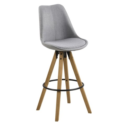 Stołek barowy Dima Melange grey/wood ( Rozmiar: uniwersalny )