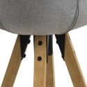 Stołek barowy Dima Melange grey/wood ( Rozmiar: uniwersalny )