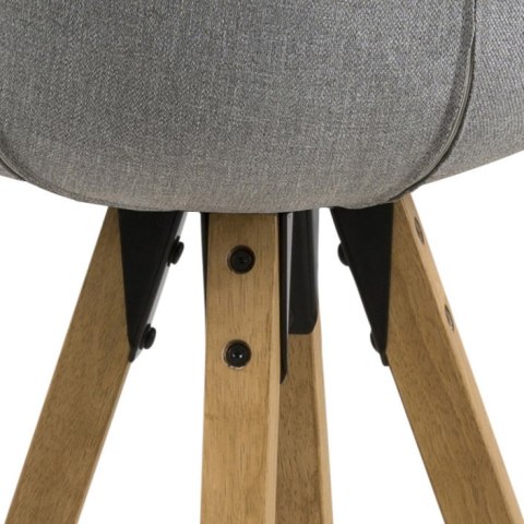 Stołek barowy Dima Melange grey/wood ( Rozmiar: uniwersalny )