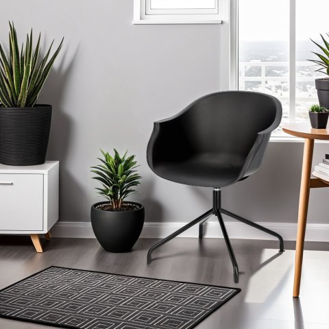 Krzesło Roundy Black ( Rozmiar: uniwersalny )