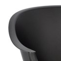 Krzesło Roundy Black ( Rozmiar: uniwersalny )
