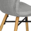 Krzesło Batilda light grey ( Rozmiar: uniwersalny )