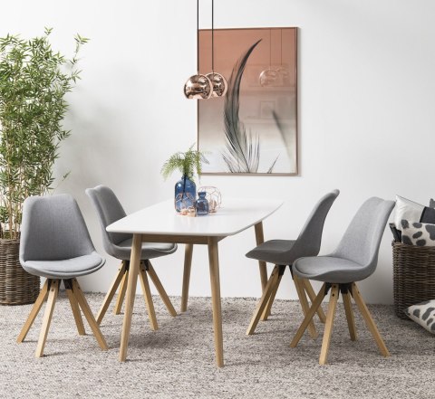 Krzesło Dima light grey ( Rozmiar: uniwersalny )