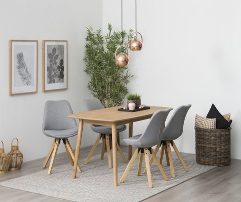 Krzesło Dima light grey ( Rozmiar: uniwersalny )