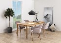 Krzesło Emilia Velvet dusty rose ( Rozmiar: uniwersalny )