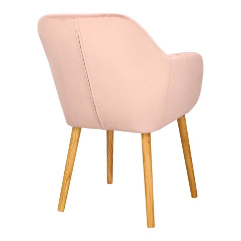 Krzesło Emilia Velvet dusty rose ( Rozmiar: uniwersalny )
