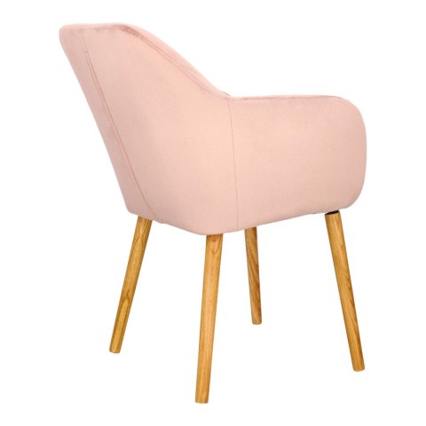 Krzesło Emilia Velvet dusty rose ( Rozmiar: uniwersalny )