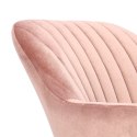 Krzesło Emilia Velvet dusty rose ( Rozmiar: uniwersalny )
