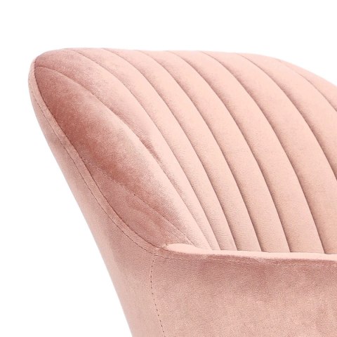 Krzesło Emilia Velvet dusty rose ( Rozmiar: uniwersalny )