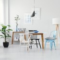 Krzesło Wicker Naturalne Czarny inspirow ane Wishbone ( Rozmiar: uniwersalny )