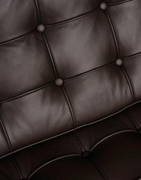 Sofa BA3 3 osobowa, brązowa skóra naturalna ( Rozmiar: uniwersalny )