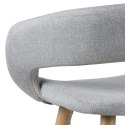 Stołek barowy Grace low light grey ( Rozmiar: uniwersalny )