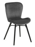 Krzesło Batilda VIC Dark grey ( Rozmiar: uniwersalny )