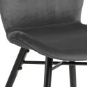 Krzesło Batilda VIC Dark grey ( Rozmiar: uniwersalny )