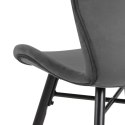 Krzesło Batilda VIC Dark grey ( Rozmiar: uniwersalny )