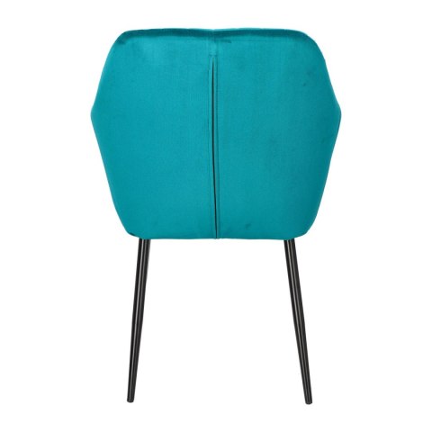 Krzesło Emilia Velvet bottle green/black ( Rozmiar: uniwersalny )