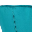 Krzesło Emilia Velvet bottle green/black ( Rozmiar: uniwersalny )