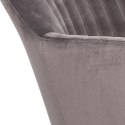 Krzesło Emilia Velvet dark grey/black ( Rozmiar: uniwersalny )