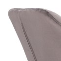 Krzesło Emilia Velvet dark grey/black ( Rozmiar: uniwersalny )