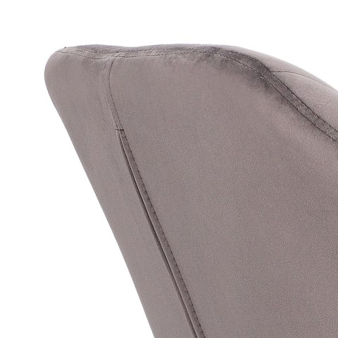 Krzesło Emilia Velvet dark grey/black ( Rozmiar: uniwersalny )