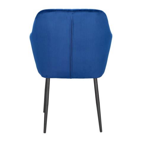Krzesło Emilia Velvet deep blue/black ( Rozmiar: uniwersalny )