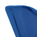 Krzesło Emilia Velvet deep blue/black ( Rozmiar: uniwersalny )