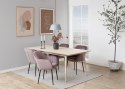 Krzesło Emilia Velvet dusty rose/black ( Rozmiar: uniwersalny )