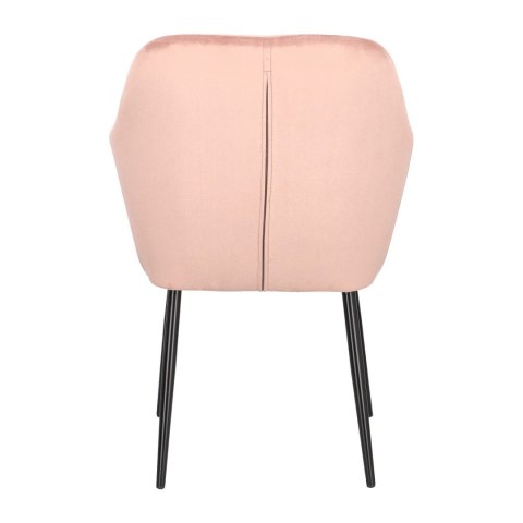 Krzesło Emilia Velvet dusty rose/black ( Rozmiar: uniwersalny )