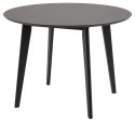 Stół Roxby 105cm czarny ( Rozmiar: uniwersalny )