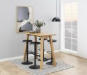 Stołek barowy Finch VIC Dark grey ( Rozmiar: uniwersalny )
