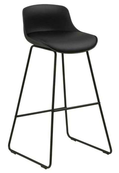 Stołek barowy Tina Black PU ( Rozmiar: uniwersalny )