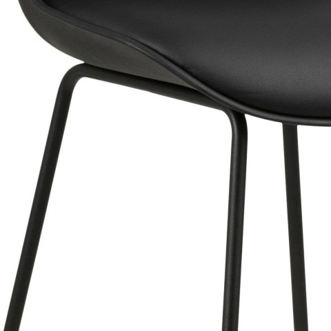 Stołek barowy Tina Black PU ( Rozmiar: uniwersalny )