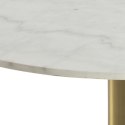 Stolik kawowy Corby 80cm marmur/ złoty ( Rozmiar: uniwersalny )