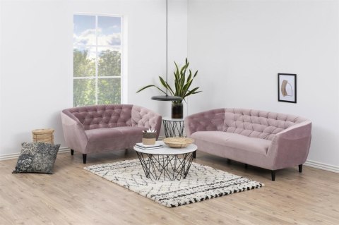 Sofa 3osobowa Ria Velvet dusty rose ( Rozmiar: uniwersalny )