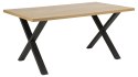 Stół Wales Cross 160x90 ( Rozmiar: uniwersalny )