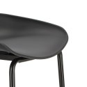 Stołek barowy Grego czarny 75 cm ( Rozmiar: uniwersalny )