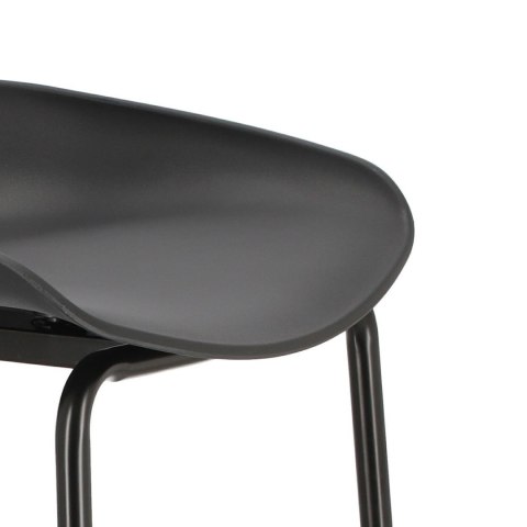 Stołek barowy Grego czarny 75 cm ( Rozmiar: uniwersalny )