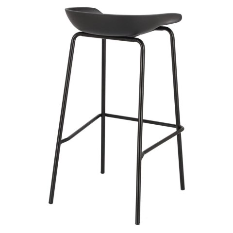 Stołek barowy Grego czarny 75 cm ( Rozmiar: uniwersalny )
