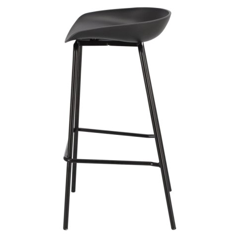 Stołek barowy Grego czarny 75 cm ( Rozmiar: uniwersalny )